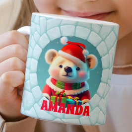 3D Teddy Bären Weihnachten Custom Kids Hot Chocola Kaffeetasse
