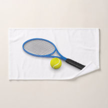 3D-Tennisschläger und -ball