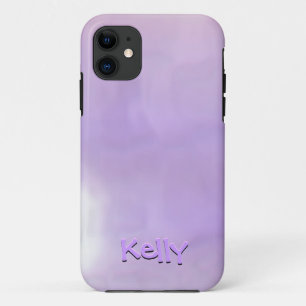 3D-Texteffekte Lila und rosafarben Hintergrund Case-Mate iPhone Hülle