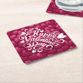 3D-Textur rotes Muster-32322-23803 Untersetzer (angewinkelt)