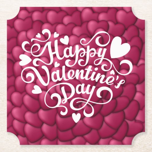 3D-Textur rotes Muster-32322-23803 Untersetzer (Vorderseite)