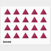 3D-Textur rotes Muster-32322 Dreieckiger Aufkleber (Blatt)