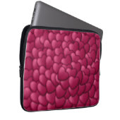 3D-Textur rotes Muster-32322 Laptopschutzhülle (Vorne Rechts)