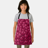 3D-Textur rotes Muster-32322 Schürze (Insitu)