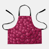 3D-Textur rotes Muster-32322 Schürze (Vorderseite)