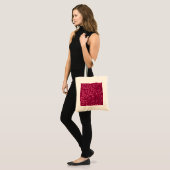 3D-Textur rotes Muster-32322 Tragetasche (Vorderseite (Model))