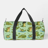 3D-Tierdruck farbenfroh Duffle Bag (Rückseite)