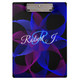 3D To 2D Cylinder Ring Geometric Clipboard Klemmbrett