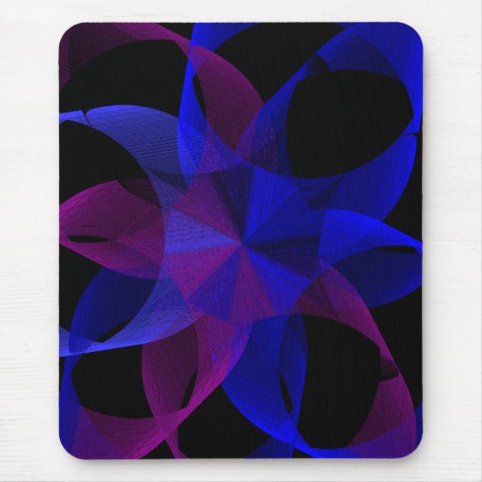 3D To 2D Cylinder Ring Geometric Mouse Pad Mousepad (Vorne)