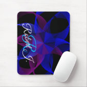 3D To 2D Cylinder Ring Geometric Mouse Pad Mousepad (Mit Mouse)