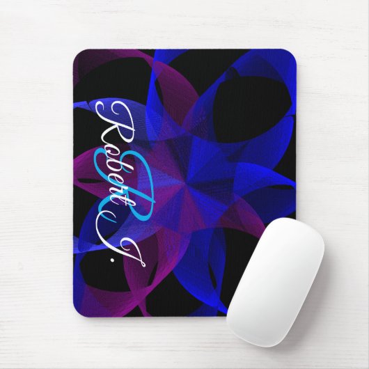 3D To 2D Cylinder Ring Geometric Mouse Pad Mousepad (Mit Mouse)