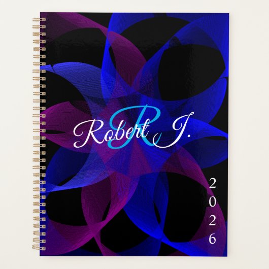 3D To 2D Cylinder Ring Geometric Spiral Planner Planer (Vorderseite)