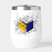 3D-Trunkarder-Weintumbler (Vorderseite)