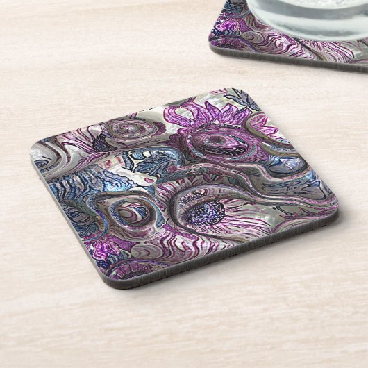 3d Twist 01 Getränkeuntersetzer (Linke Seite)