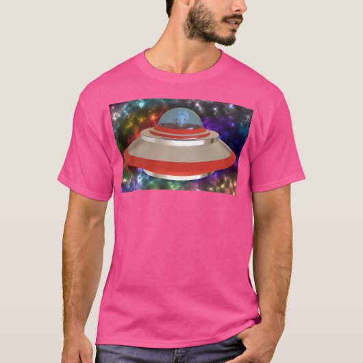 3D Ufo T-Shirt (Vorderseite)