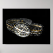 3D-Uhr Poster (Vorne)