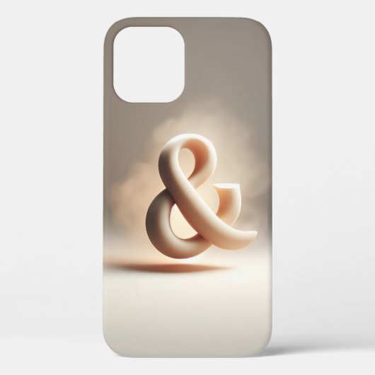 3D-Underscore-Symbol - Beige- und Neutral-Handyhül Case-Mate iPhone Hülle (Rückseite)