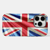3D-Union-Flagge/Jack-Design Case-Mate iPhone Hülle (Rückseite (Horizontal))