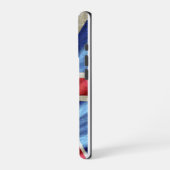 3D-Union-Flagge/Jack-Design iPhone Hülle (Linke Seite)