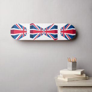 3D Union Jack, Britische Flagge Skateboard