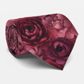3D üppige Blüten Krawatte (Gerollt)