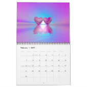 3D Urlaub und Saison Szenen Kalender (Feb 2027)