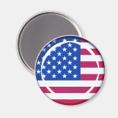 3D USA-Flagge Magnet (Vorderseite/Rückseite)