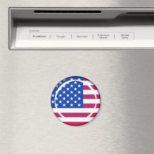 3D USA-Flagge Magnet (In Situ (Geschirrspüler))