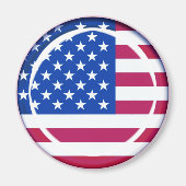 3D USA-Flagge Magnet (Vorne)