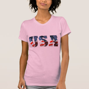 3D USA FLAGGE patriotische Retro T - Shirts