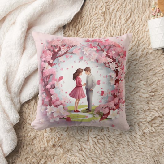 3D Valentine's Day Pillow Kissen (Decke)