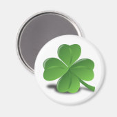 3D Vierblättriges Kleeblatt Magnet (Vorderseite/Rückseite)