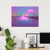 3D Wasserfantasy Water Scene Poster (Heimbüro)