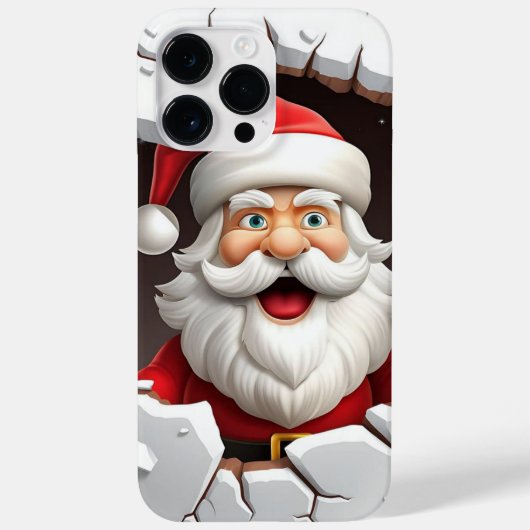 3D Weihnachten Case-Mate iPhone Hülle (Rückseite)