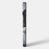 3D Weihnachts-Kätzchen iPhone Hülle (Linke Seite)