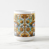 3D Weihnachts-Schneemann Kaffeetasse (Mittel)
