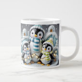 3D Weihnachts-Tasse Weihnachten Penguin Jumbo-Tasse (Rechts)