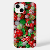 3D Weihnachtsbälle Case-Mate iPhone Hülle (Rückseite)