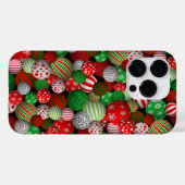 3D Weihnachtsbälle Case-Mate iPhone Hülle (Rückseite (Horizontal))