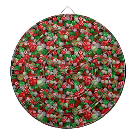 3D Weihnachtsbälle Dartscheibe (vorne)