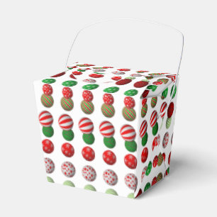 3D Weihnachtsbälle Geschenkschachtel