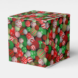 3D Weihnachtsbälle Geschenkschachtel