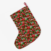 3D Weihnachtsbälle Großer Weihnachtsstrumpf (Rückseite (Hängend))