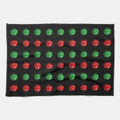 3D Weihnachtsbälle Handtuch (Horizontal)
