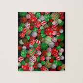 3D Weihnachtsbälle Puzzle (Vertikal)