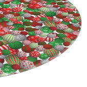 3D Weihnachtsbälle Schneidebrett (Ecke)