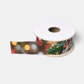3D-Weihnachtsbaum-Mosaikband Ripsband (Spule)