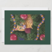 3D Weihnachtsbaumkarte mit Pop für Katzen und Hund (Rückseite)