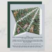 3D Weihnachtsbaumkarte mit Pop für Katzen und Hund (Vorne/Hinten)