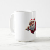 3D Weihnachtsfeier Keramik KaffeeTea Tasse Geschen (Vorderseite Links)